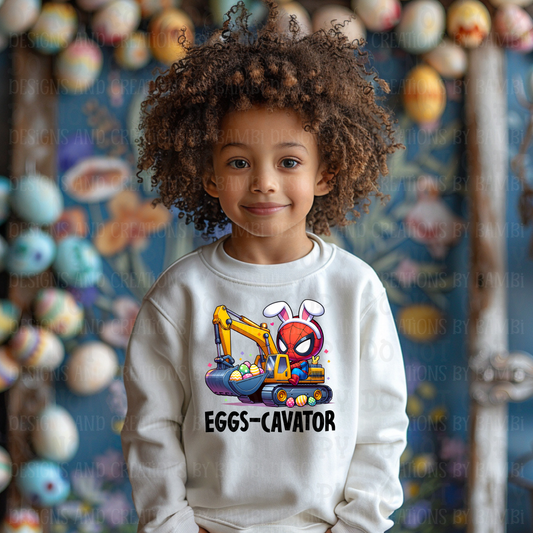 Eggs-Cavator Spidey Way