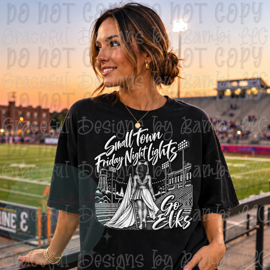 Halftone Friday Night Lights Local School Collection