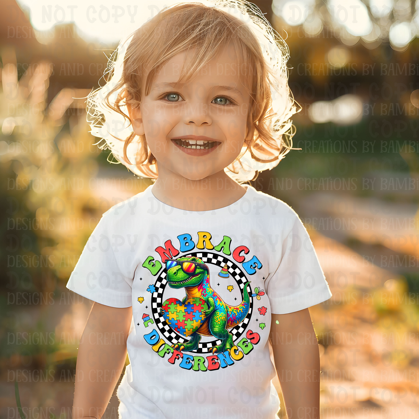 Embrace Differences Dino Autism