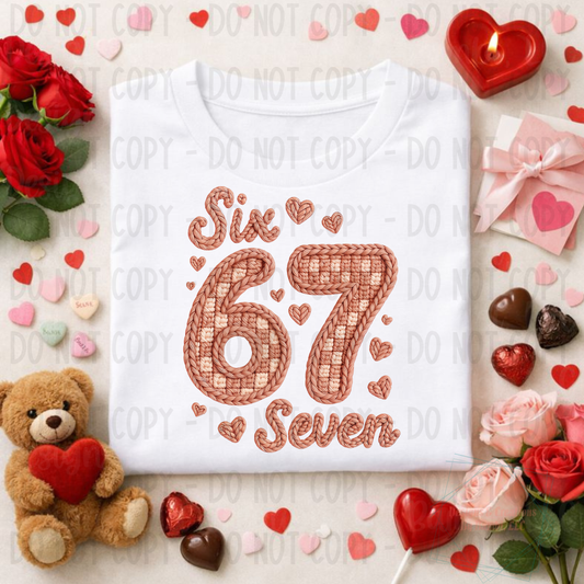 Faux Yarn Six Seven Valentine