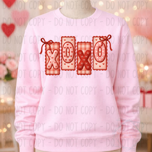 Faux Yarn XOXO Valentine