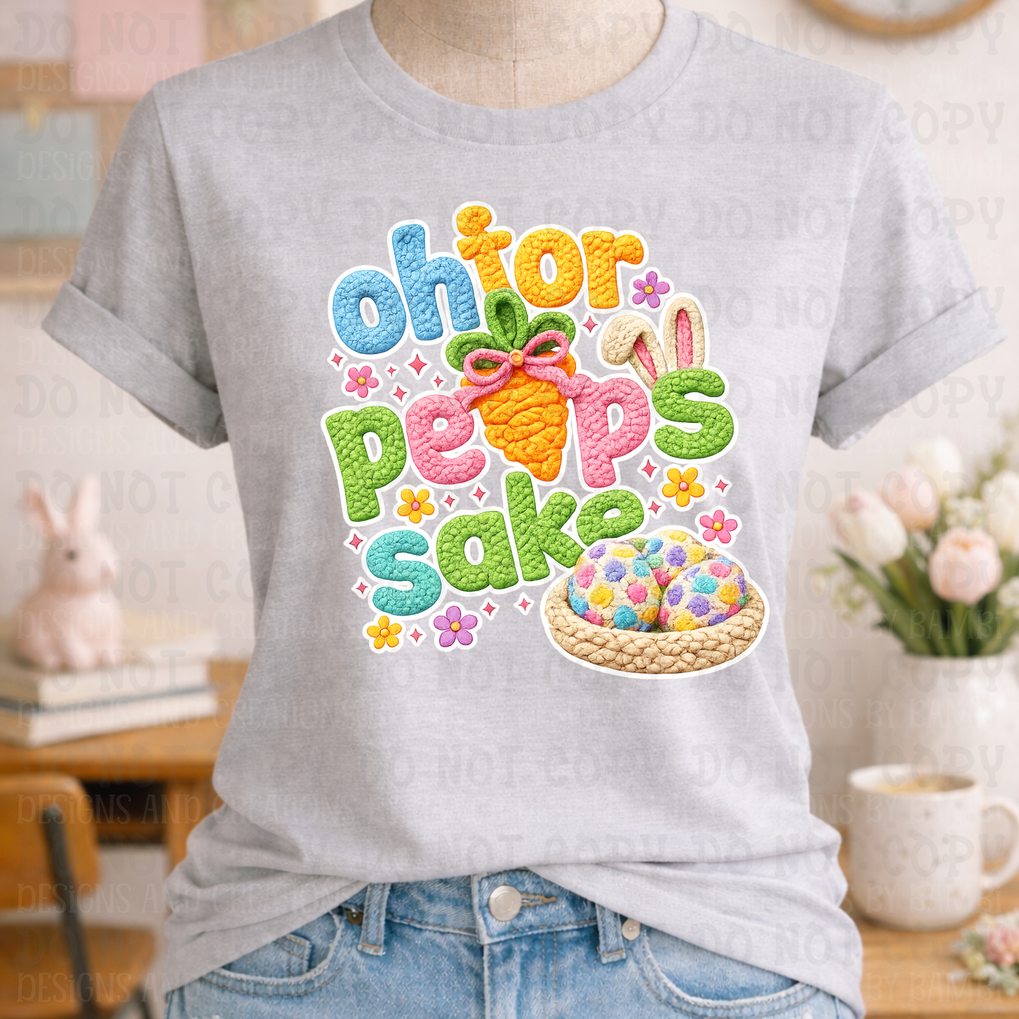 Faux Yarn Pastel Oh For Peeps Sake