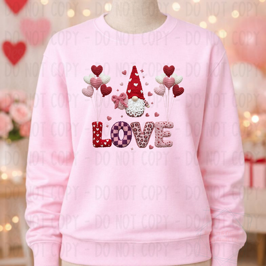 Faux Yarn Love and Gnome