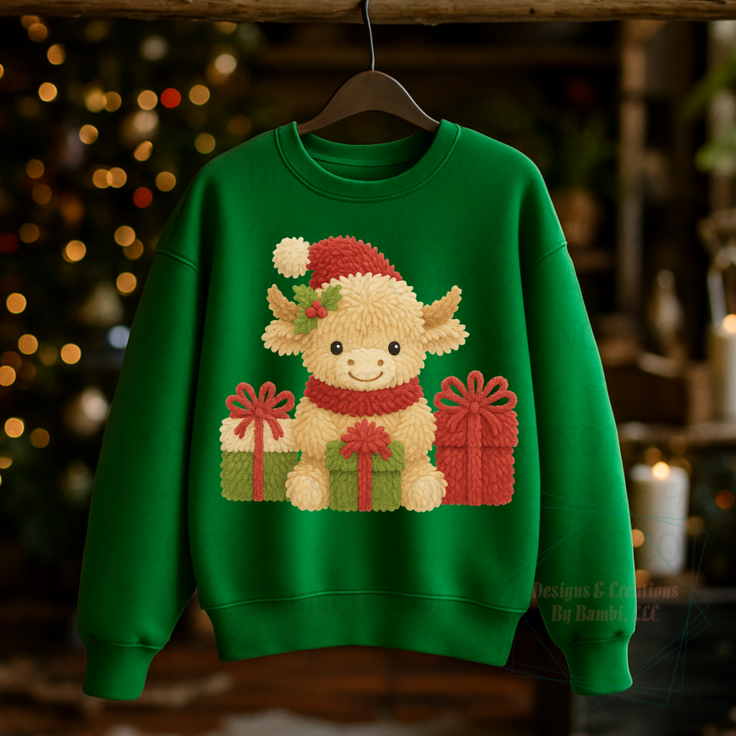 Christmas Highland Cow Digital Bundle Collab