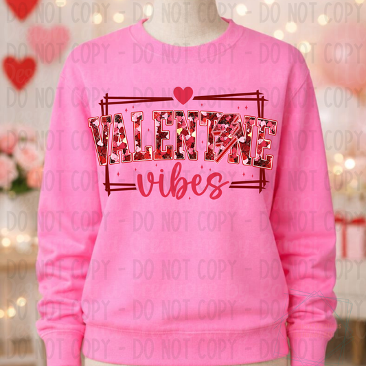 Faux Glitter Valentine Vibes