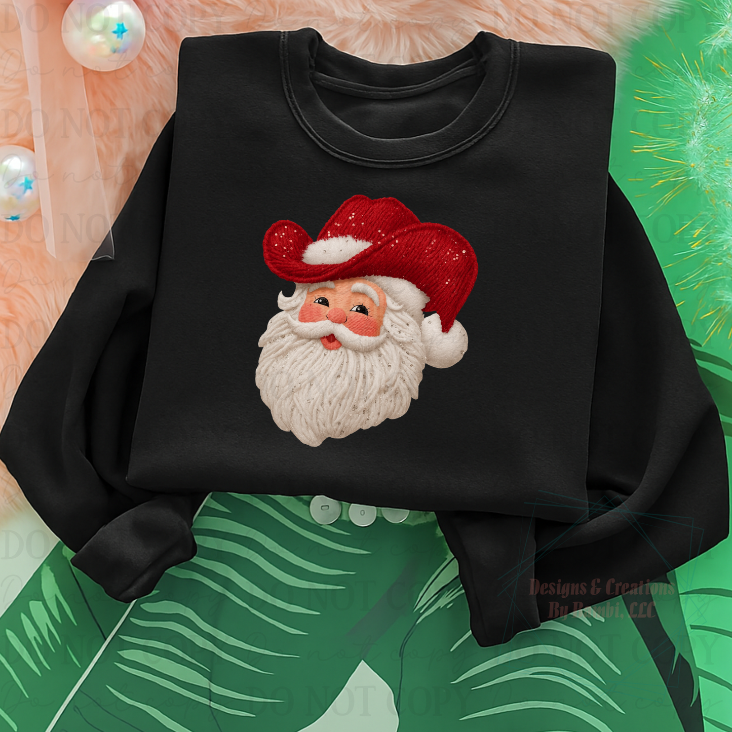 Faux Yarn Santa Faces Collab Bundle Collection