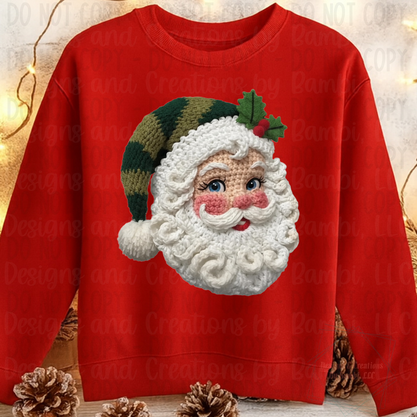 Faux Yarn Santa Faces Collab Bundle Collection
