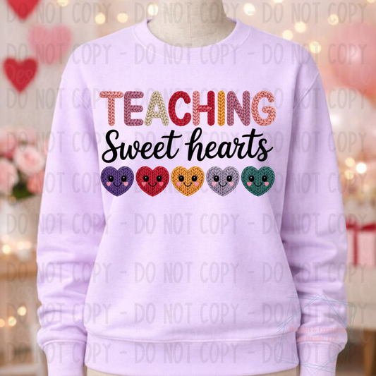 Faux Yarn Teaching Sweethearts