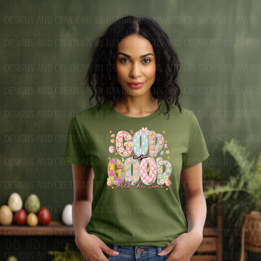 Faux Yarn God is Good All the Time Pastel