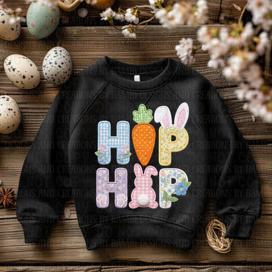 Faux Faux Embroidery Hip Hop Easter