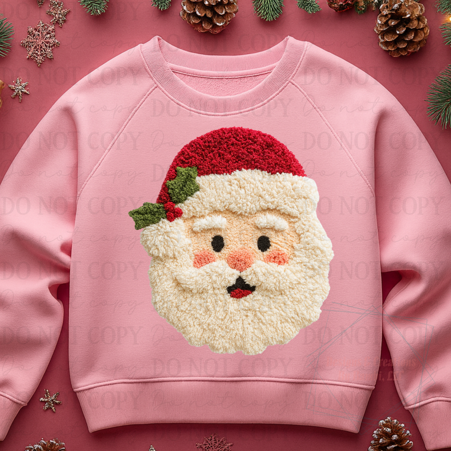 Faux Yarn Santa Faces Collab Bundle Collection