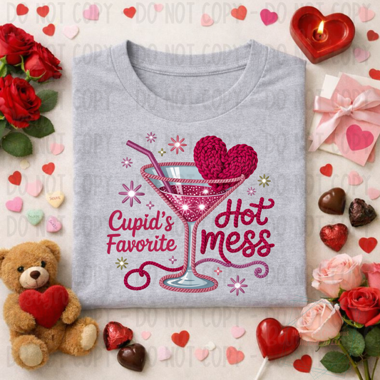 Faux Yarn Cupid's Favorite Hot Mess