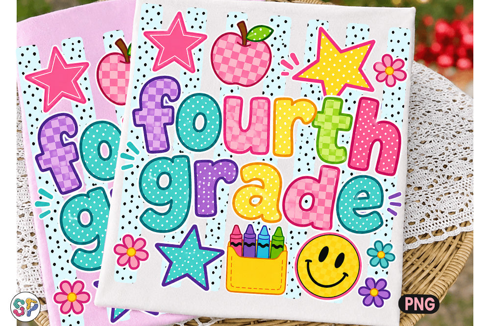 Back To School Striped Grade Collection
