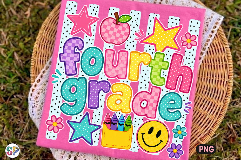 Back To School Striped Grade Collection