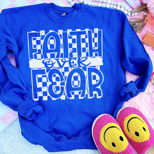 Faith Over Fear White Font