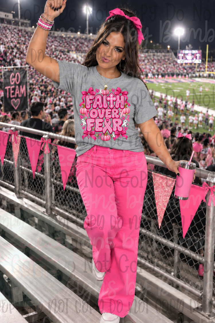 Faith Over Fear with Pumpkins Breast Cancer