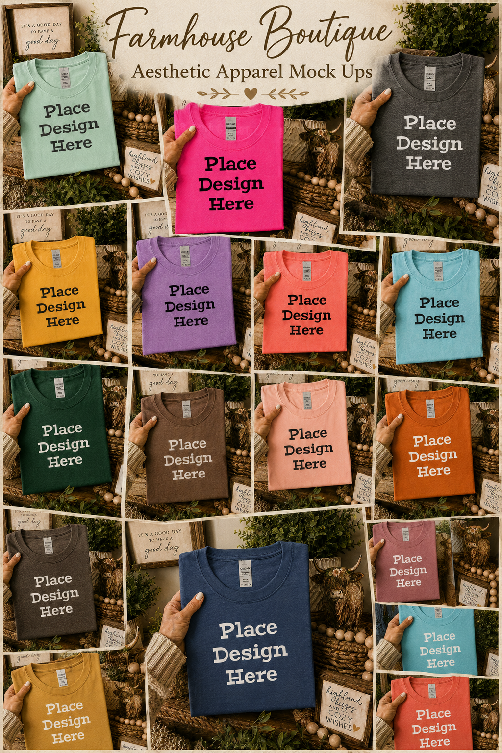 July 2026 Apparel Mock Up Monthly Drive (Large Variety of Brands and Colors)