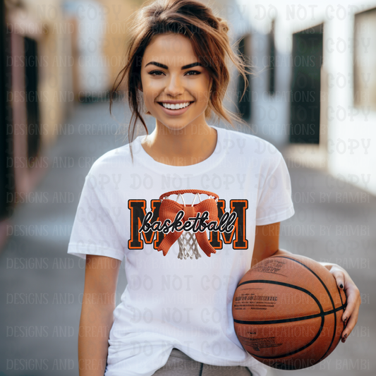 Faux Crochet Basketball Mom