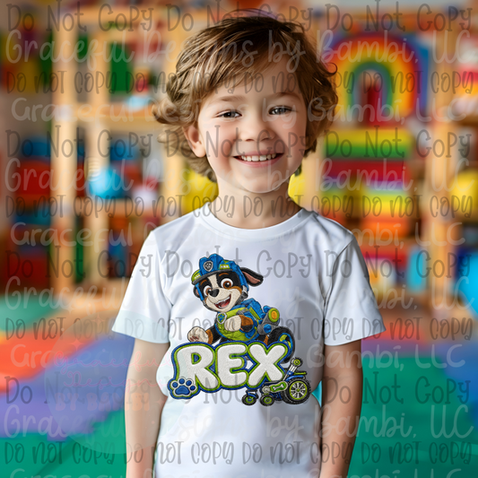 Faux Embroidery Rex with PP