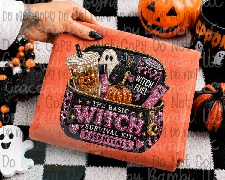 Faux Embroidery Basic Witch Essentials