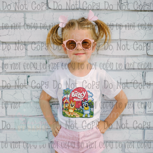 Faux Embroidery Bluey Movie
