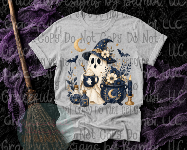 Faux Embroidery Ghost Potion