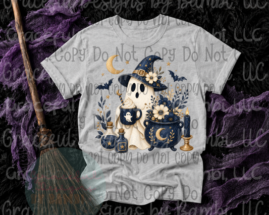 Faux Embroidery Ghost Potion