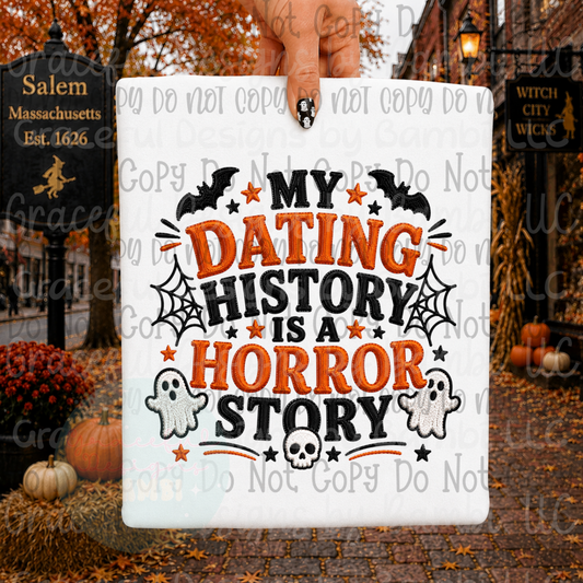 Faux Embroidery My Dating History