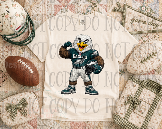 Faux Embroidery Philly Eagles Mascot