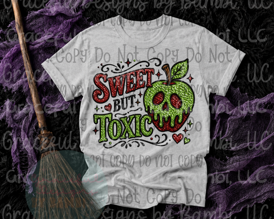 Faux Embroidery Sweet but Toxic