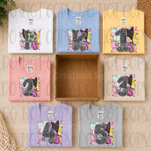 Faux Glitter Grade School Collection