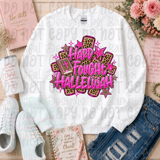Faux Puff Leopard Hard Fought Hallelujah