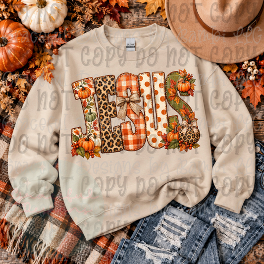 Faux Stitching Jesus Fall Patterns