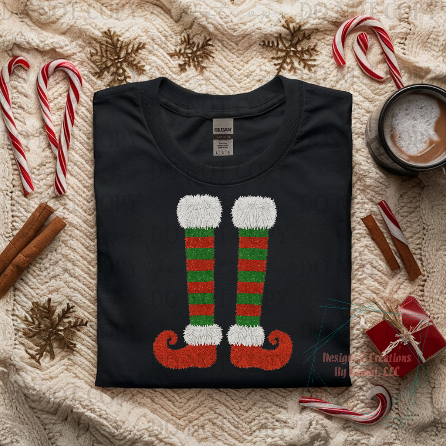 Faux Yarn Elf Feet