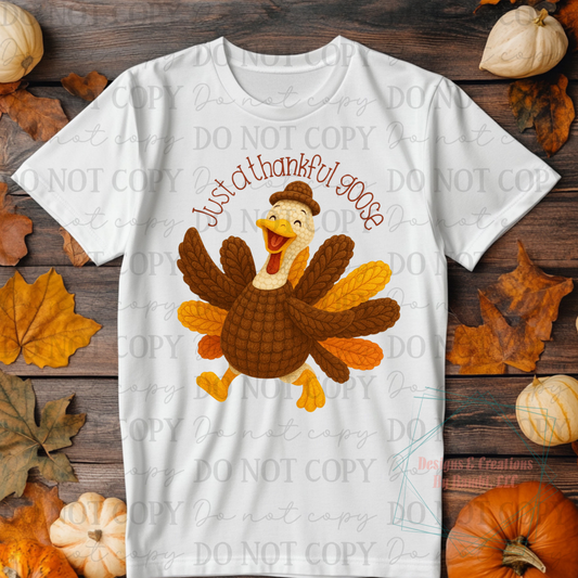 Faux Yarn Just A Thankful Goose