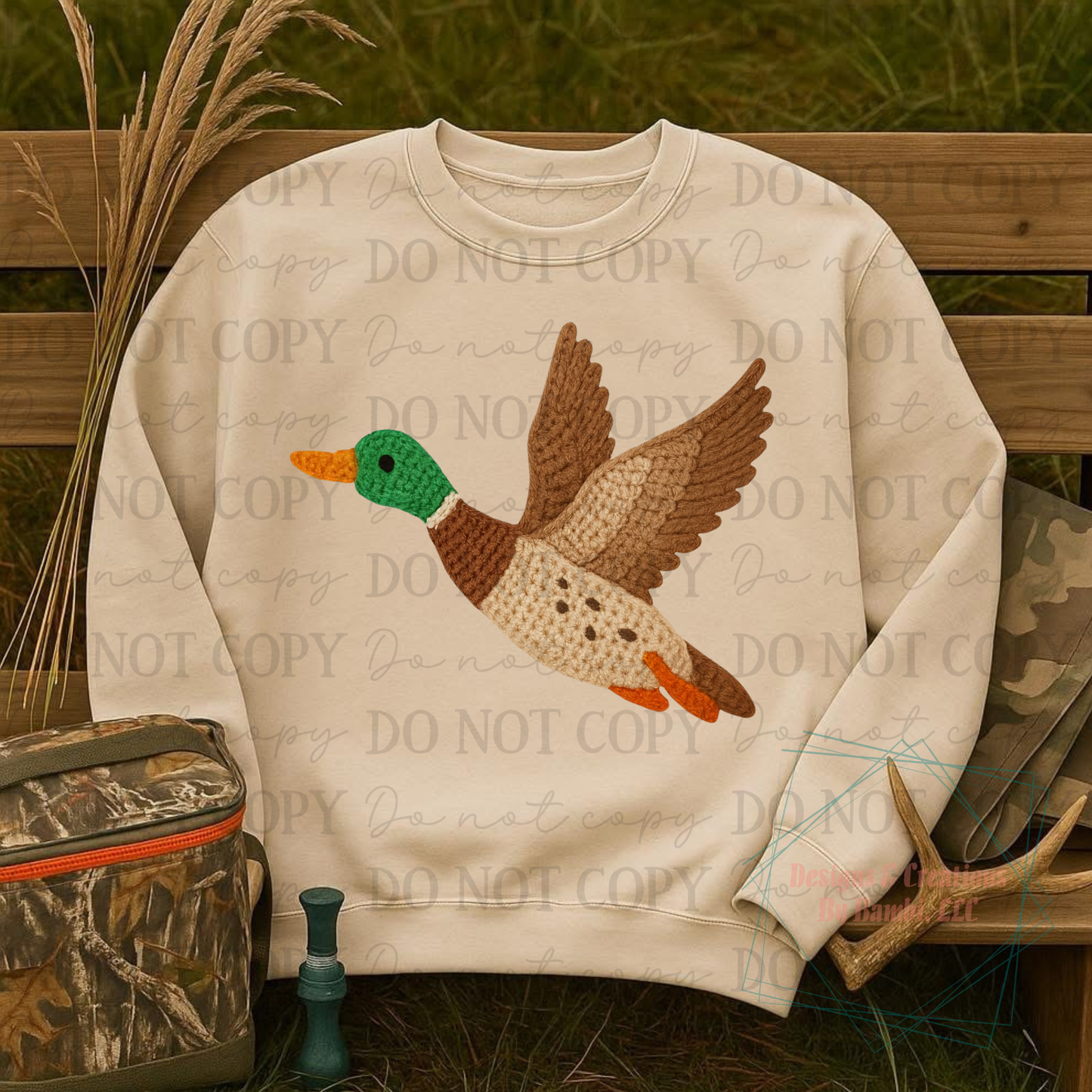 Faux Yarn Male Duck