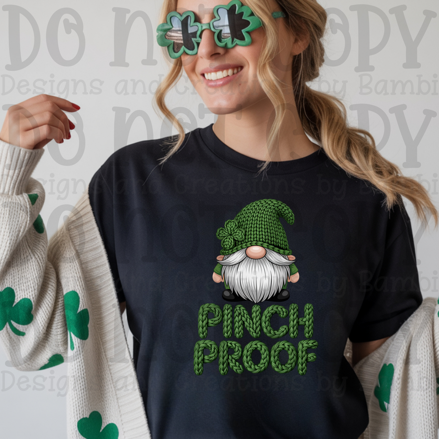 Faux Yarn Pinch Proof Gnome