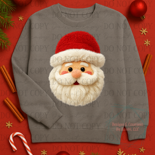 Faux Yarn Santa 4