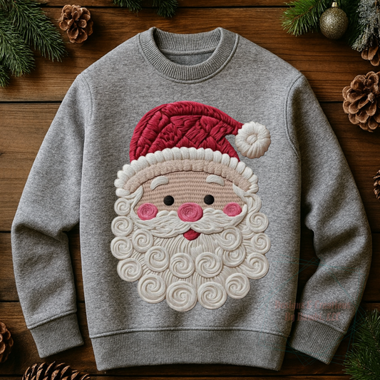 Faux Yarn Single Santa