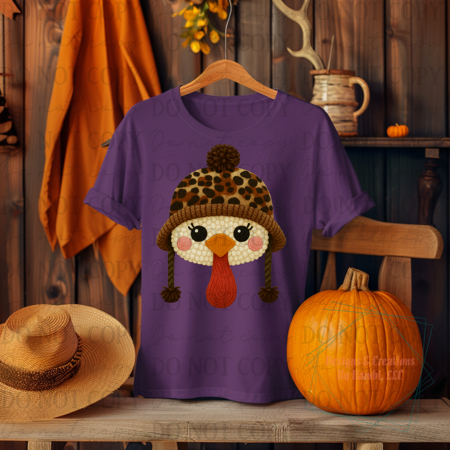 Faux Yarn Fall Turkey Bundle Collection