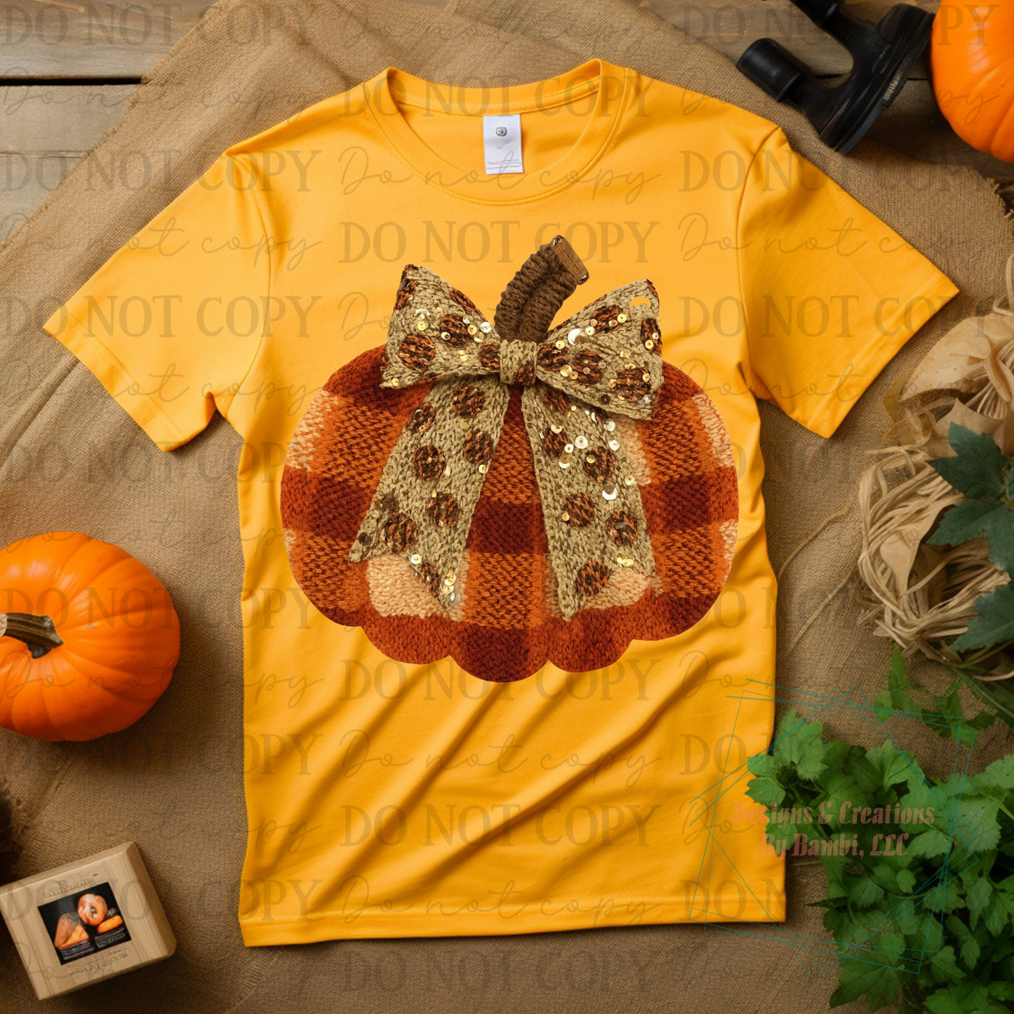 Faux Yarn Fall Pumpkin Bundle Collection