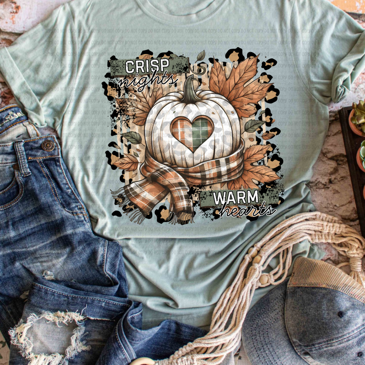 Faux Embroidery Crisp Nights Warm Heart