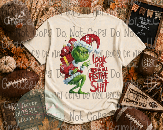 Festive OU with Green Guy