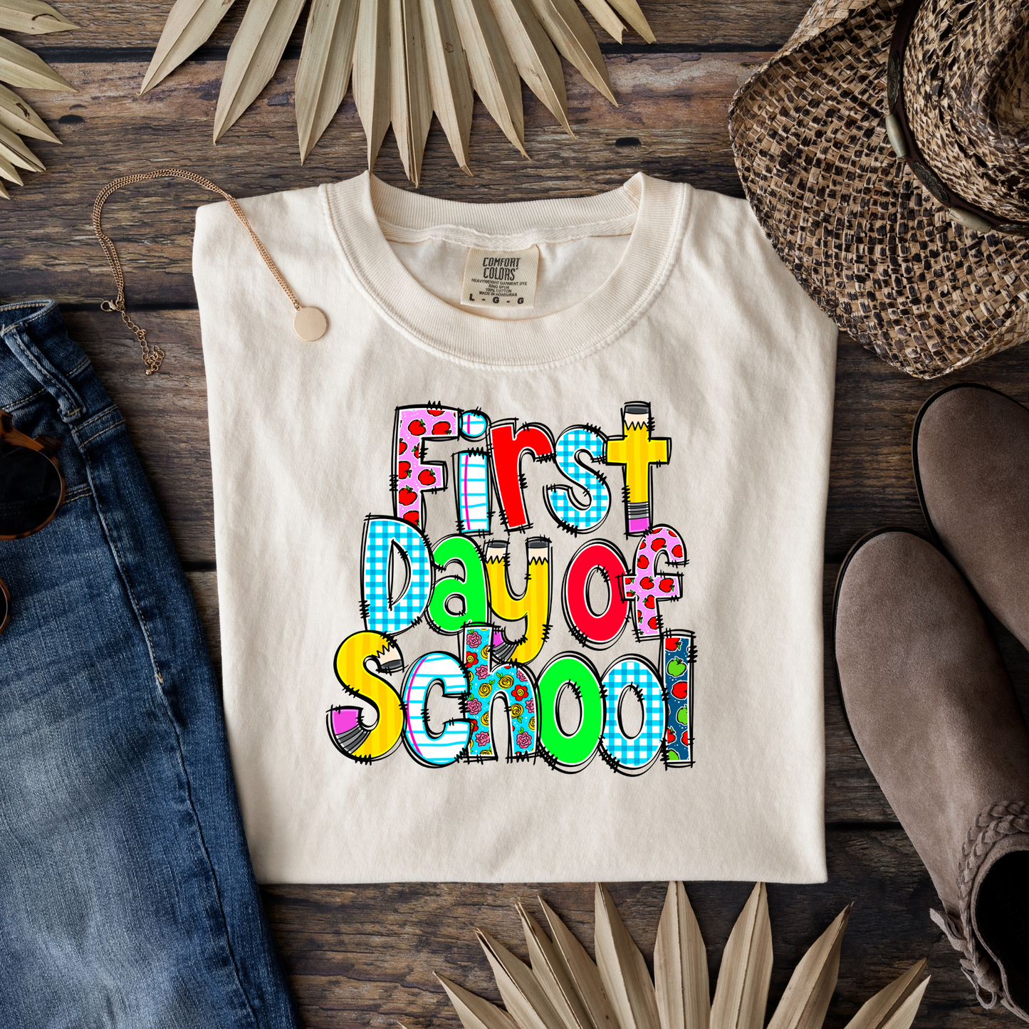 First Day of School in School Items