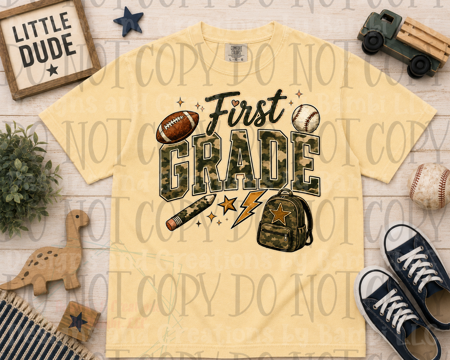 Camo School Grade Collection