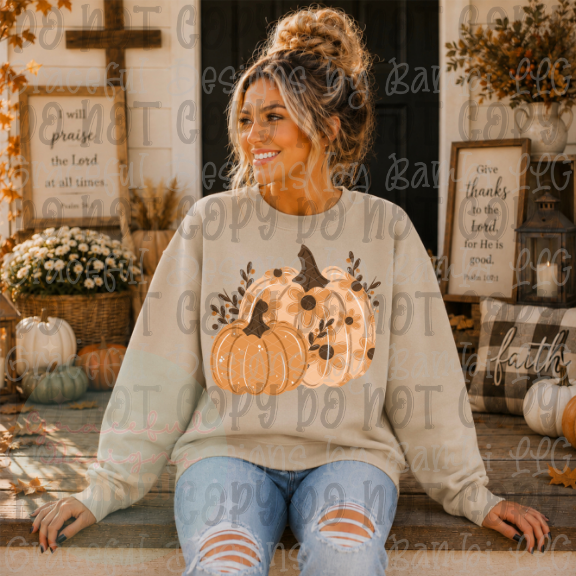 Floral Pumpkins