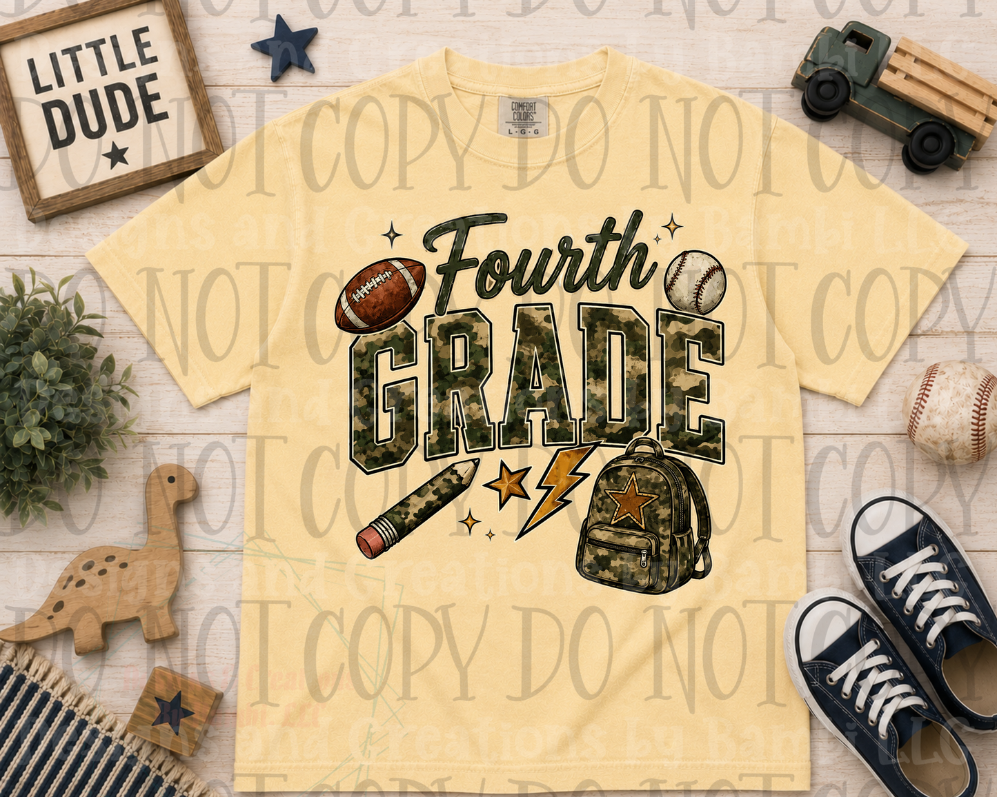 Camo School Grade Collection
