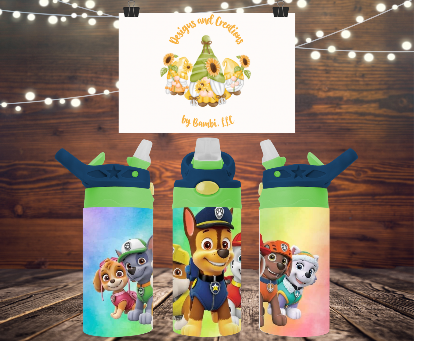 Friends of the Dogs 12oz Flip Top Sublimation Tumbler
