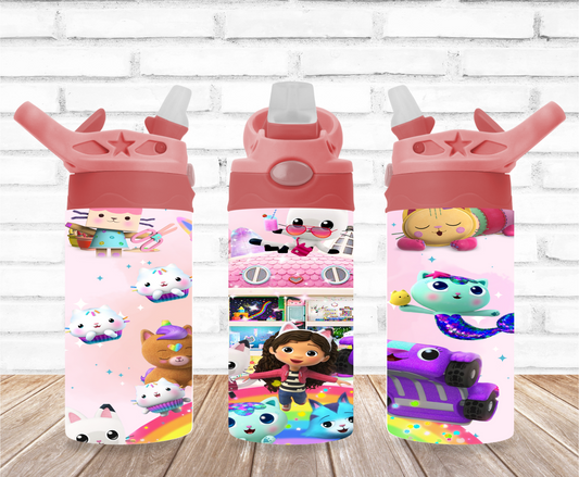 It's Gabby 12oz Flip Top Sublimation Tumbler