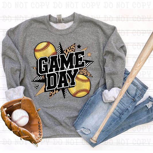 Game Day Burst Softball